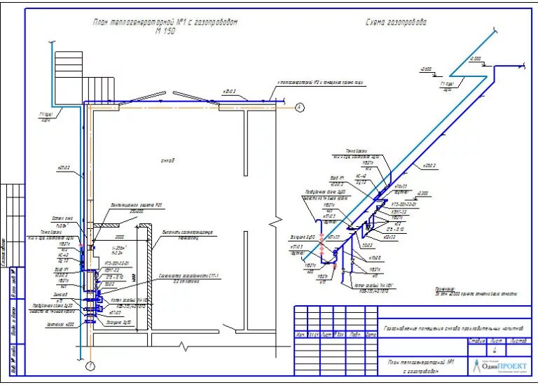 Проект подключения газа к частному дому образец Проектирование и монтаж систем газоснабжения Проект под ключ: ГК ОдинПРОЕКТ