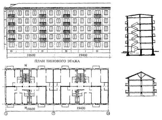 Проект пятиэтажного дома с чертежами Реконструкция жилых зданий. Часть II. Технологии реконструкции жилых зданий и за