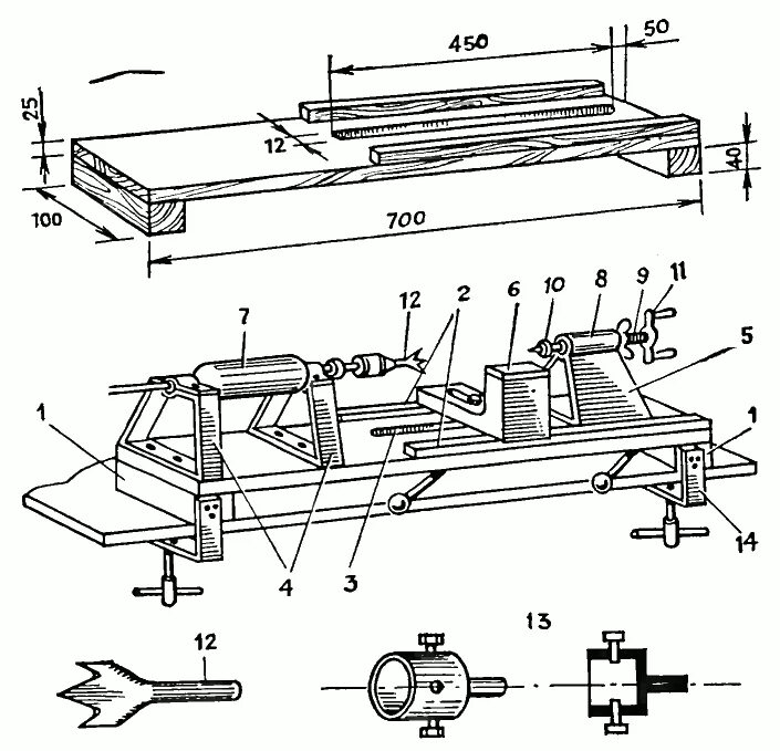 Проект самодельного станка Самодельные станки и приспособления для домашней мастерской и другое