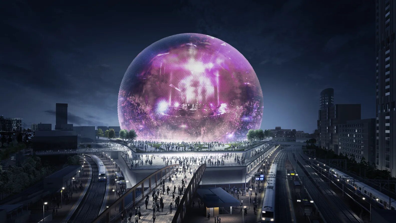 Проект сфера фото Gallery of MSG Developer Officially Withdraws Plans for Sphere in London - 3