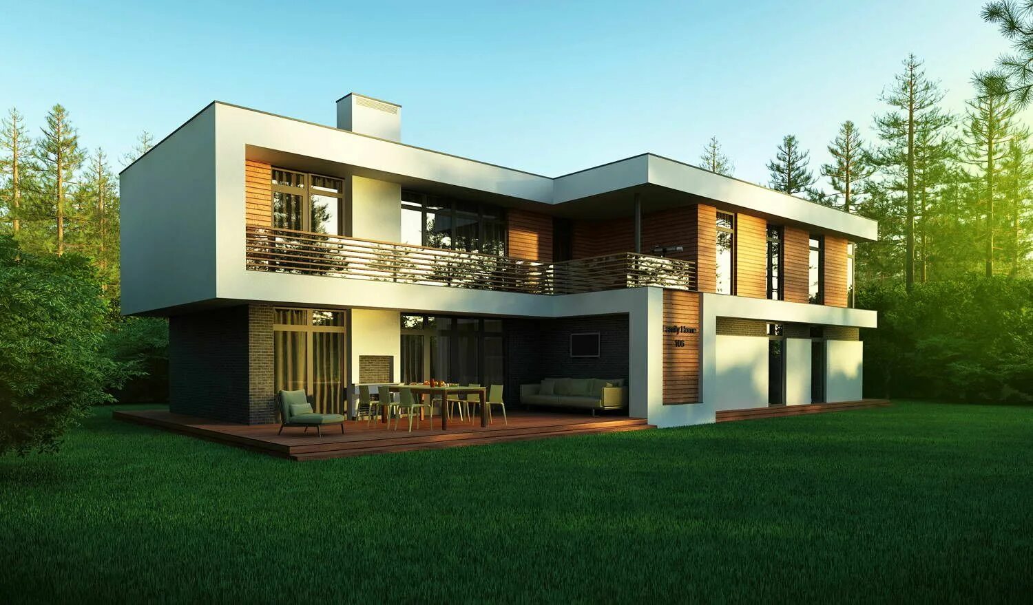 MODERN HOUSE-portfolio Small mansion, Contemporary house design, House architect