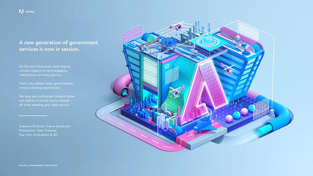 Проект связанный с дизайном Adobe: Government :: Behance