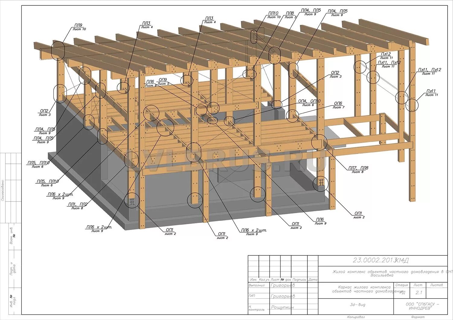 Проект террасы к дому чертежи КМД-Model