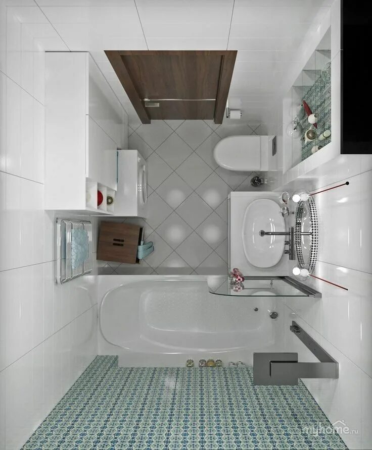 Проект ванны 4 кв м фото Pin by Sakeranouar on Salle de bain Tiny house bathroom, Modern small bathrooms,