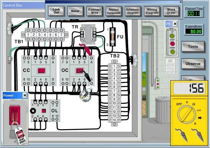 Проектирование электросхем Troubleshooting - Electrical Motor Control Circuits Electrical software, Circuit