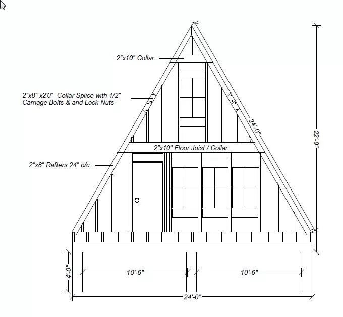 Проекты афрейм дома с чертежами A frame house plans, A frame house, A frame cabin