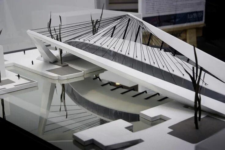 Проекты архитекторов фото Primer Lugar Concurso Puente de Venecia / A-001 Modelos de arquitectura, Taller 