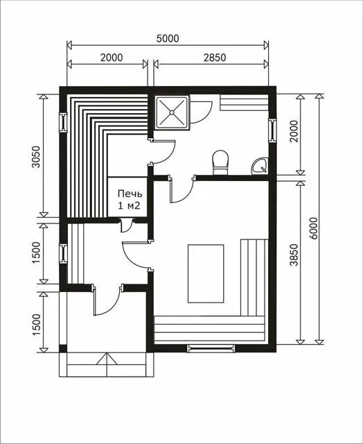 Проекты бань 4х5 планировка Пин на доске БАНИ И САУНЫ Планы небольших домов, Планировки, Небольшие дома