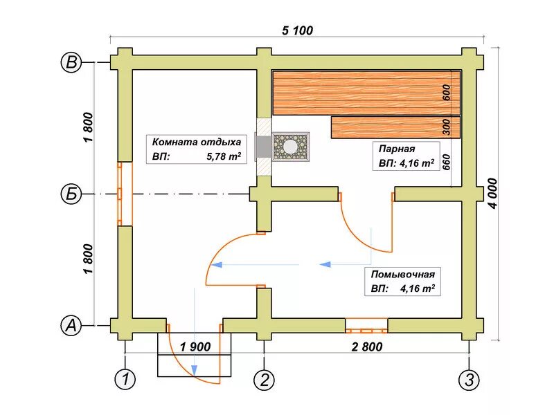 Проекты бань 4х5 планировка Баня 4х5 из бревна Цена от 596 т.р. Нижний Новгород