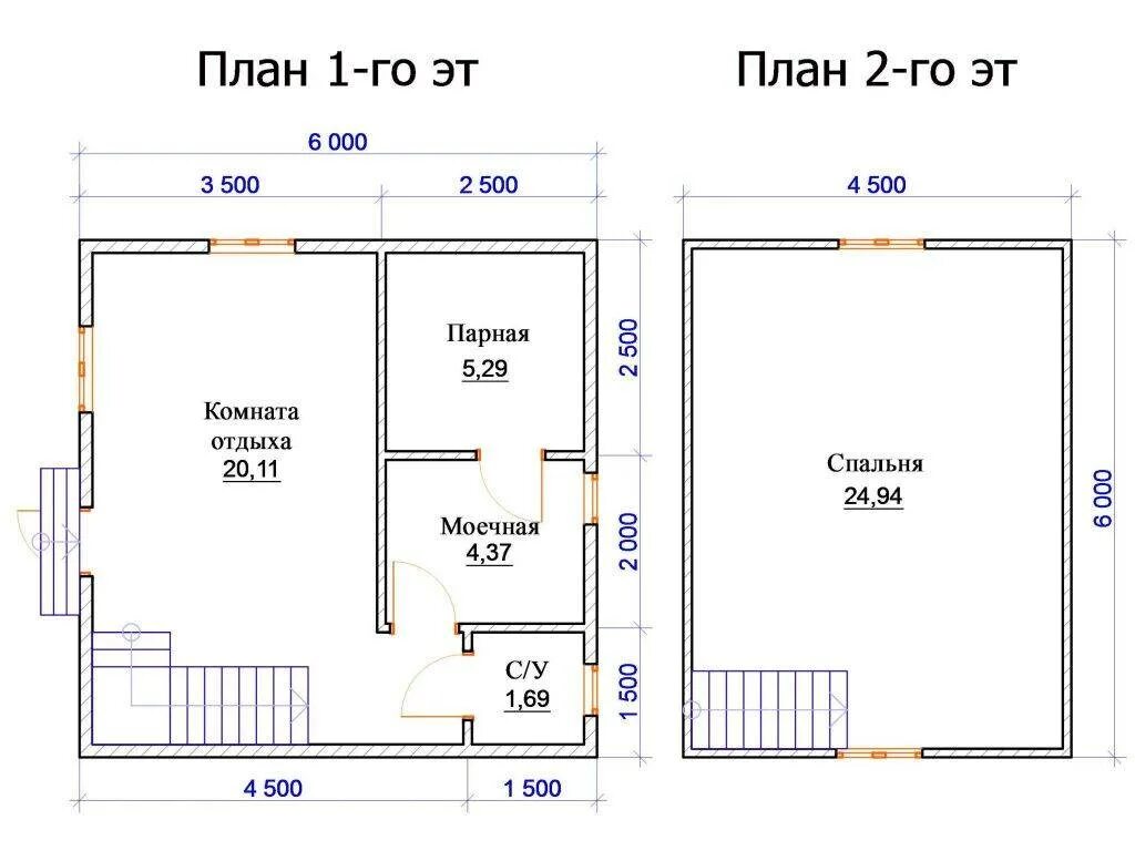 Проекты бань 6х4 из пеноблоков с планировкой Проект бани размером 6х6