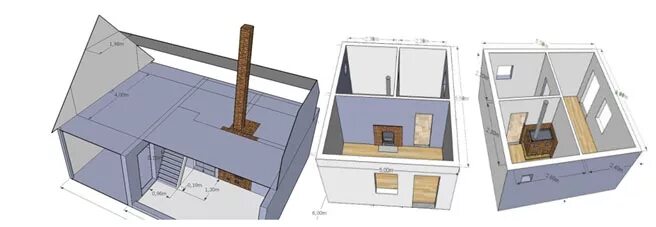 Проекты бань из газобетона бесплатно чертежи Баня из пеноблоков своими руками: проекты, строительство, отделка