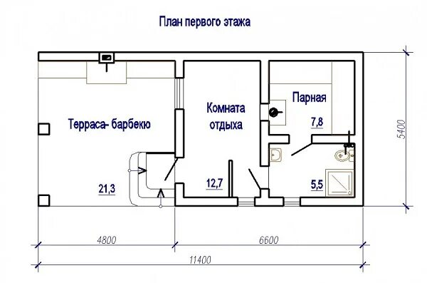 Проекты бань из газобетона бесплатно чертежи Проекты бань из газобетона