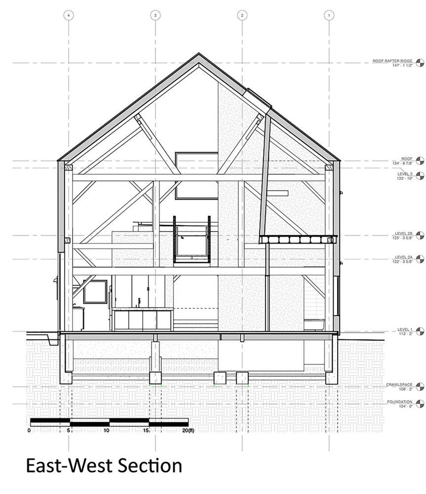 Проекты чертежи домов крыша Gallery of Sebastopol Barn House / Anderson Anderson Architecture - 16 Barn hous