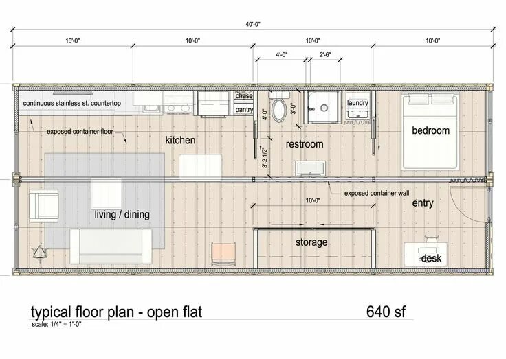 Проекты чертежи домов с морских контейнеров container house floor plans Cargotecture Apartment Building, one bedroom apartme