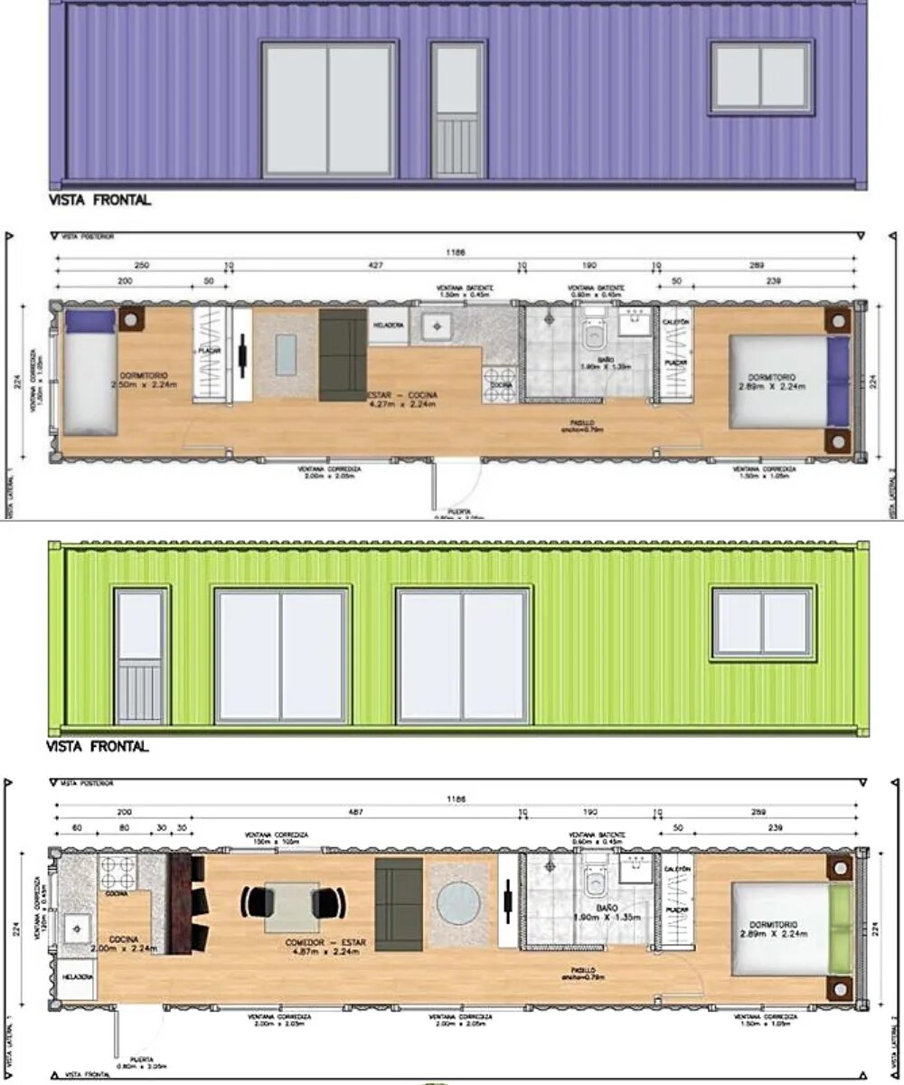 Проекты чертежи домов с морских контейнеров Shipping Container House Plans & Making a Home With It - Living in a Conta. Ship