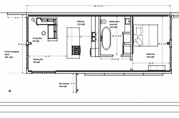 Проекты чертежи домов с морских контейнеров Small Scale Homes: Homes Made From Shipping Containers Shipping container home d