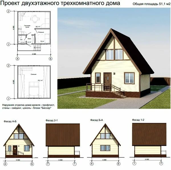 Проекты дачных домиков бесплатно чертежи и фото Проекты и планировка дачных домов с мансардой и верандой Крошечные коттеджи, Дом