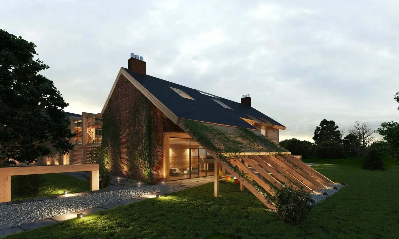 Проекты деревянных крыш фото Architects: Plan Bureau (Kiev, Ukraine) Location: Woodbridge, England Architects