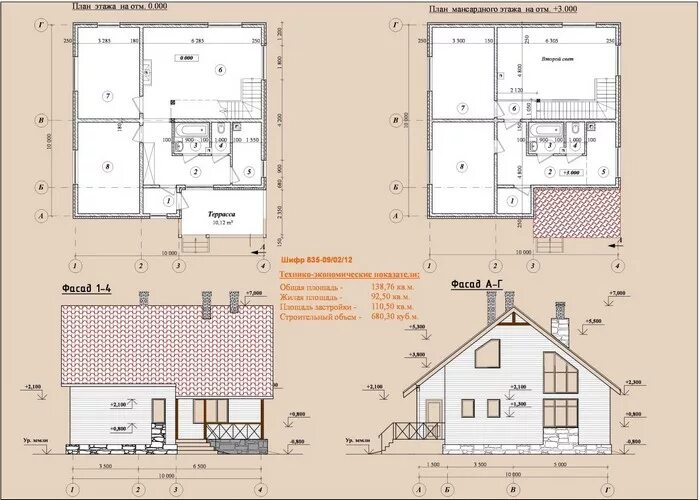 Проекты дома из газоблока бесплатно чертежи Проекты жилых домов