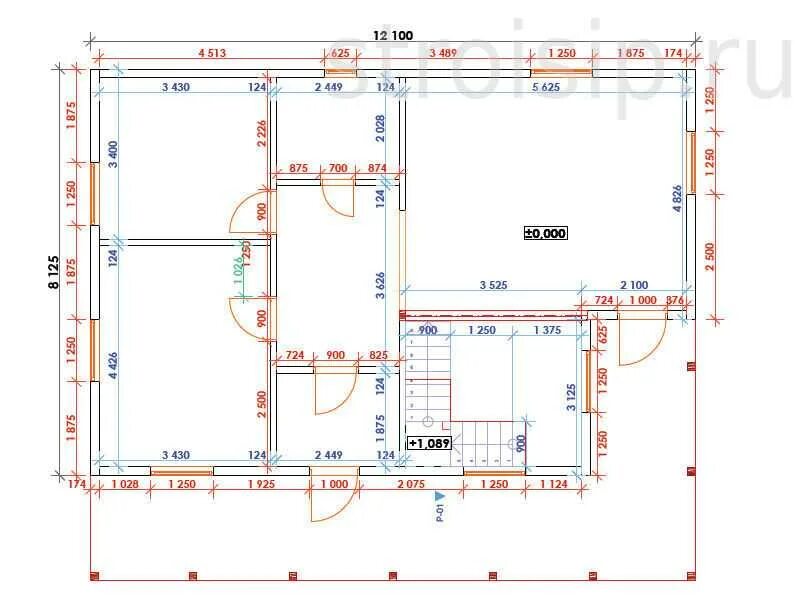 Проекты домов и чертеж и смета Дом из газобетона со сметой