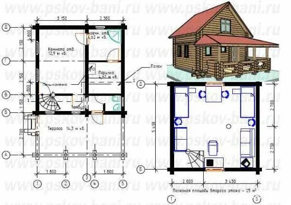 Проекты домов и чертеж и смета Смета о стройка баня из дерева