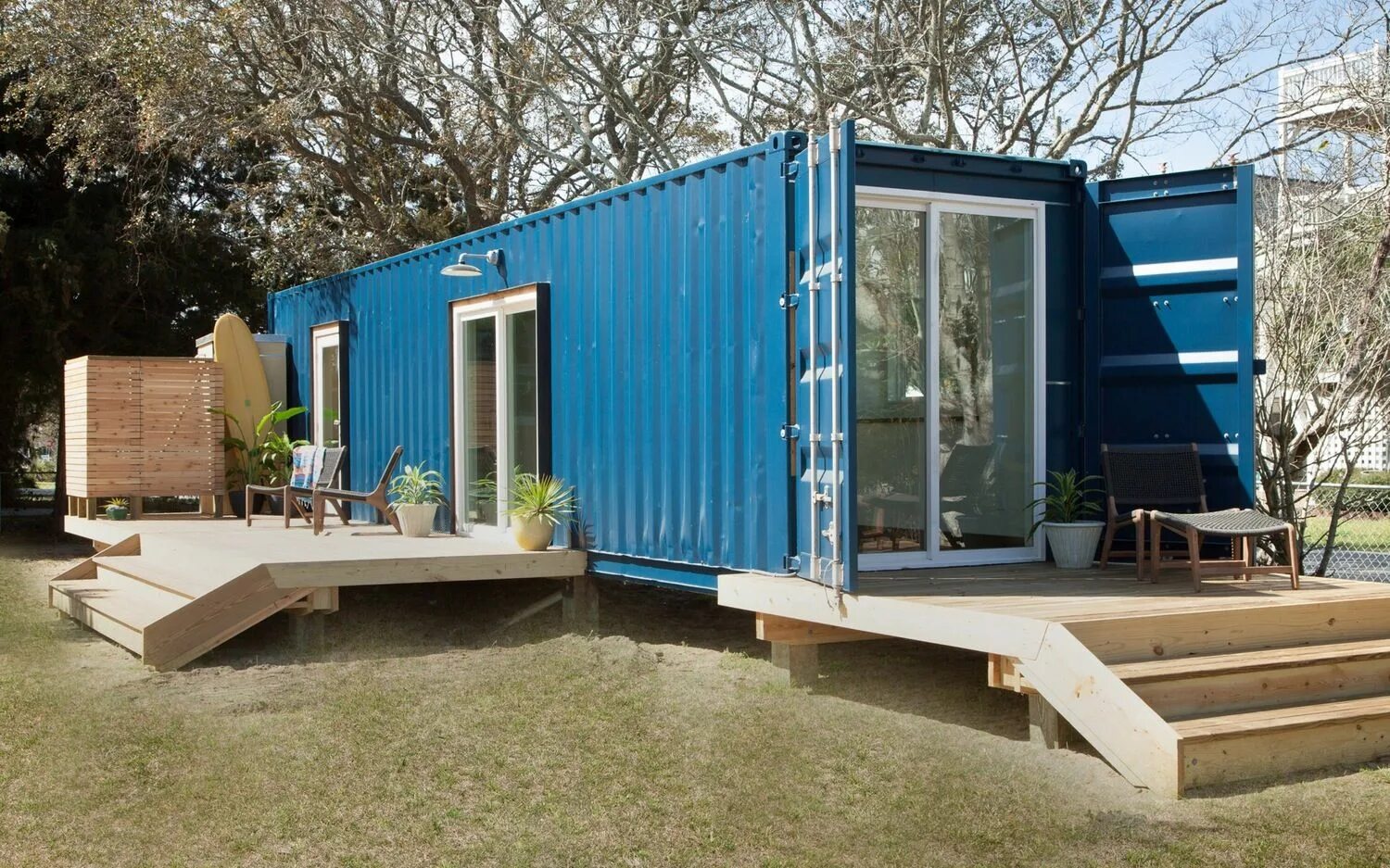 Проекты домов из блок контейнеров с фото Shipping Container Turned Modern Beach Home Container house design, Container ho