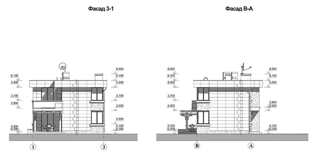 Проект современного загородного дома в Подмосковье 2 Магазин Домов Floor plans, 