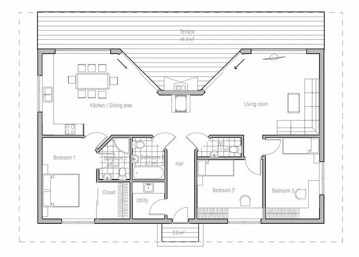 Проекты домов схемы чертежи Small house plans, Low cost house plans, Container house plans