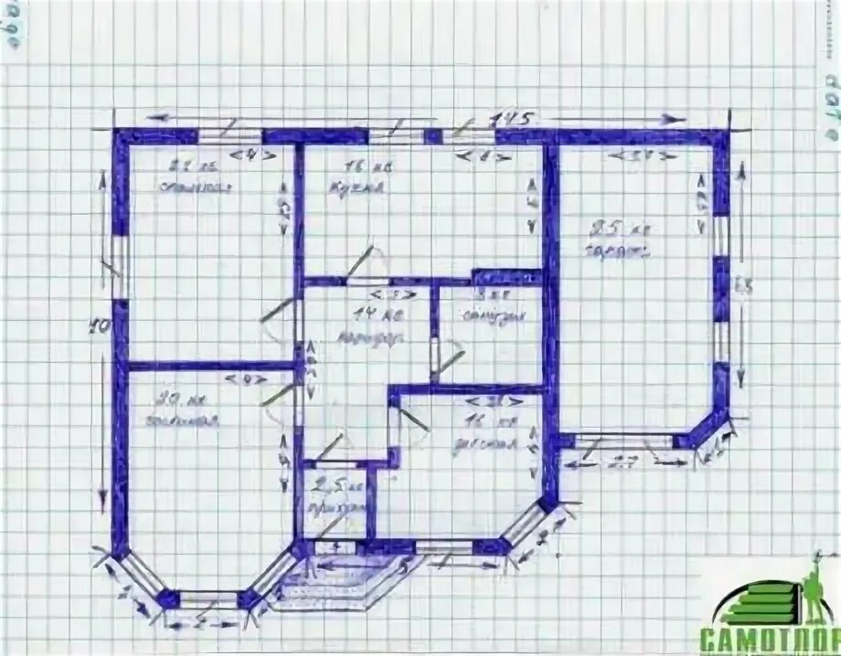 Проекты домов узбекистана с чертежами и фото Продажа дома, Шопино, Яковлевский район - Продажа коттеджей в в Шопино