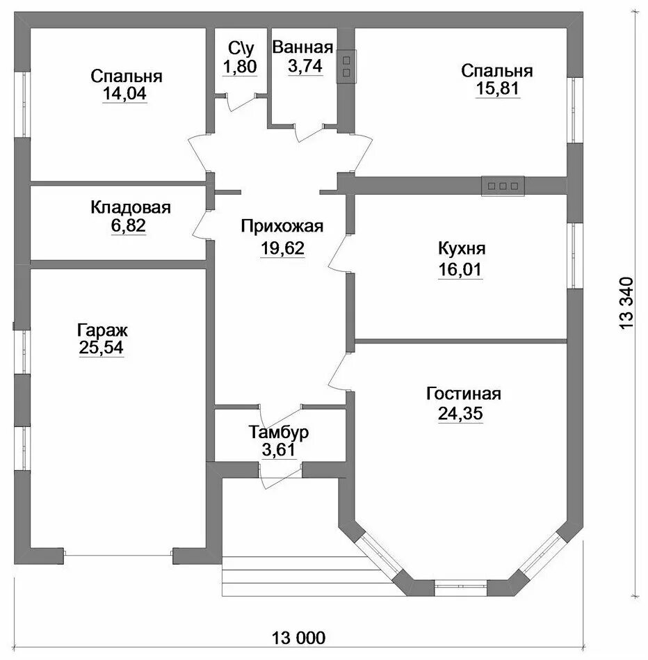 3D модели коттеджей, дач и частных домов в ArchiCAD, Revit - Чертежи.РУ