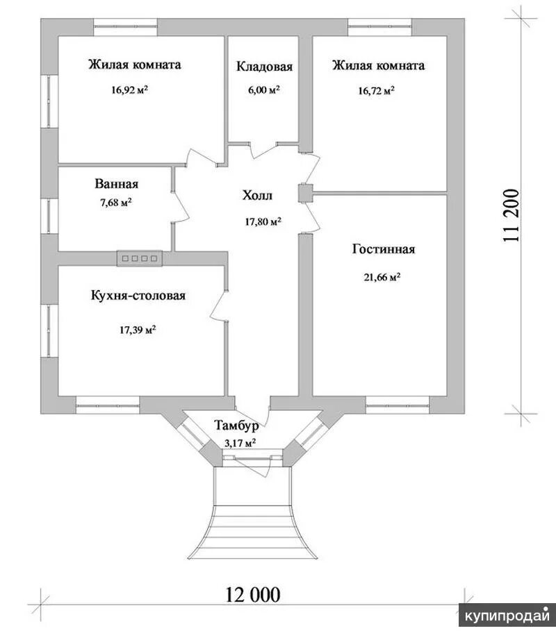 Проекты домов в дагестане одноэтажный с чертежами Три кита. Цена, сроки, место - коттедж–дом-дача - вас удивят. в Тюмени