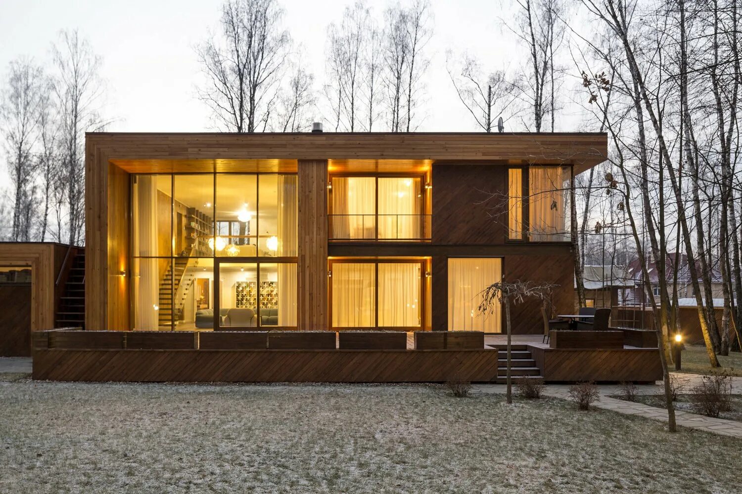 Проекты домов в красноярске фото Search "minimalist home near danish forest" from House in Moscow - Dwell