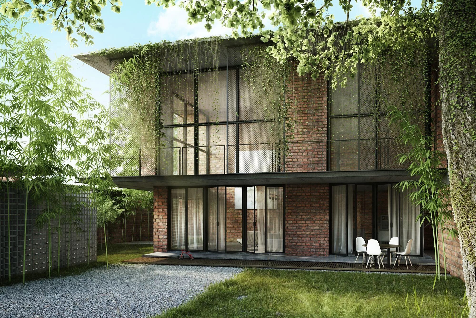 Проекты домов в стиле лофт Architecture rendering, 3d architectural visualization, Architecture