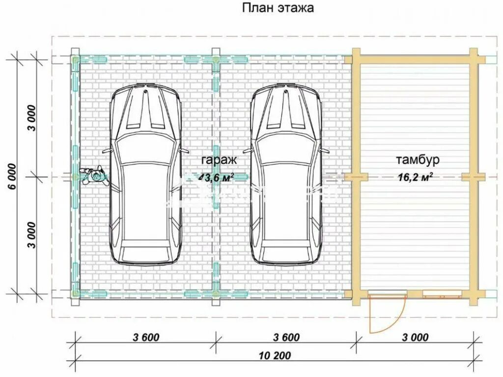 Проекты гаражей бесплатно чертежи и фото Заказать технически план гаражного бокса в Москве и Московской области БКИ - Бюр