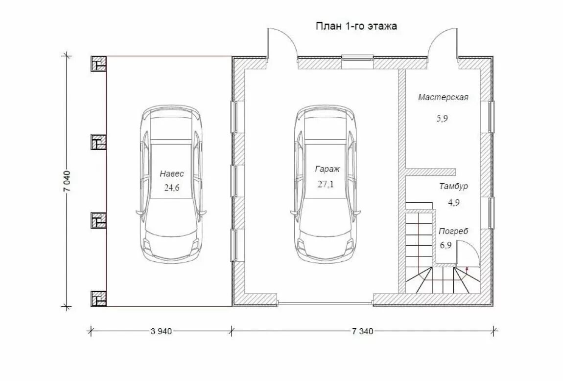 Проекты гаражей бесплатно чертежи и фото Образцы технических планов дома, здания, квартиры, помещения, гаража - 2022 года