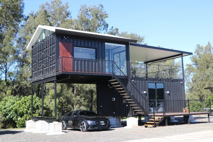 Проекты из морских контейнеров фото The Executive Container Homes & Pop-Up Shops Container homes australia, Containe