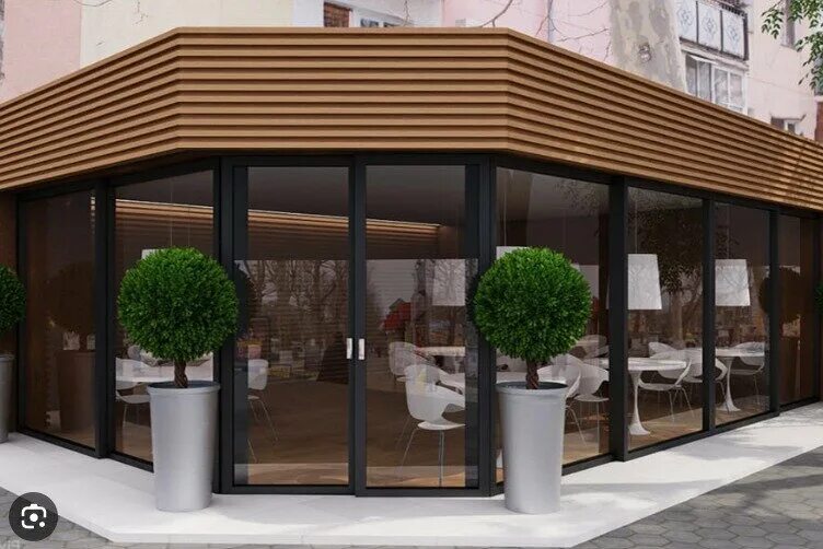 Coffee shop ice 3D #coffee #shop #design #architecture Restaurant plan, Restaura