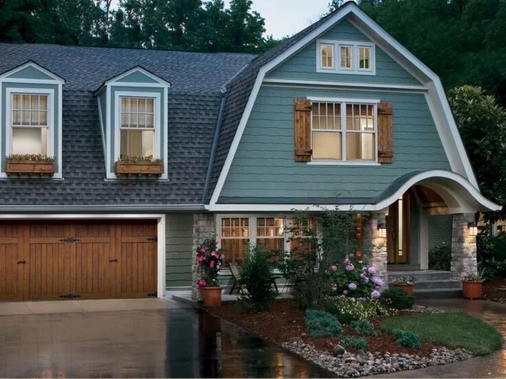 Проекты мансардных крыш фото 50 Garage Door Ideas to Enhance Your Home's Exterior Garage door design, Barn st