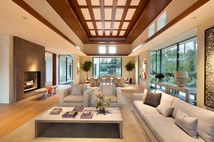 Проекты одноэтажных домов интерьер 246 Atherton Ave, Atherton, CA 94027 Zillow Earth tone living room, Contemporary