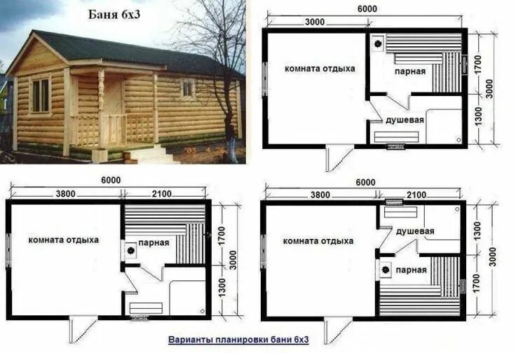 Проекты планировки бани 3 6 Планировка бани на участке и внутри: размеры парилки, моечной Планировки, Парилк