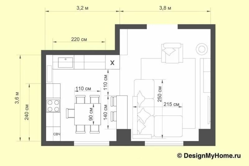 Проекты планировки кухни гостиной Дизайн кухни Floor plans, Projects, Style