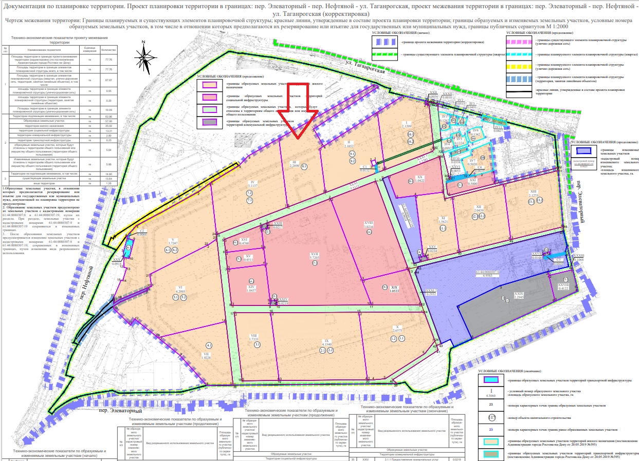 Проекты планировки территории 4206 р 27.11 2018 ЖК "Октябрь Парк" (ул. Таганрогская, 132) 13x25, 5х21, 4х20 эт. строится Page 2 
