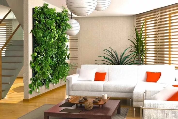 Проекты про растение в интерьере дома Вертикальное озеленение в Минске Interior decorating living room, Vertical garde