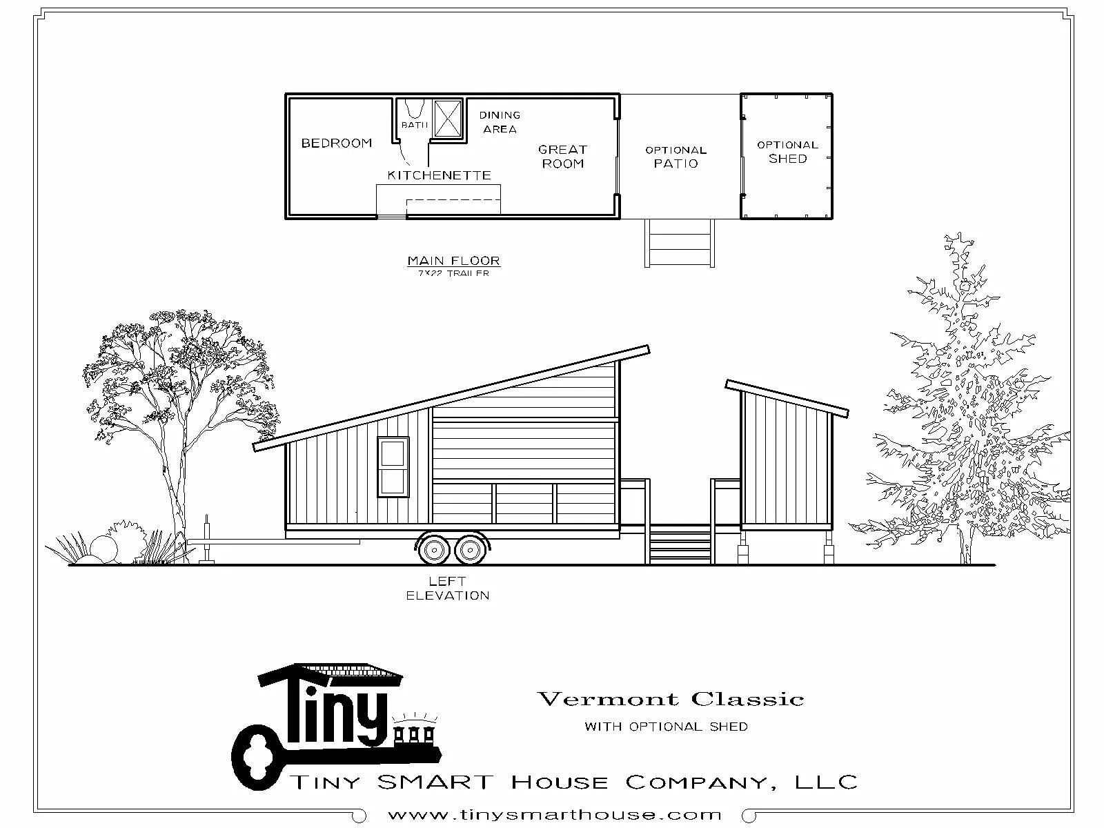 Проекты тини хаус домов с чертежами Dogtrot Tiny SMART House Tiny house trailer, Tiny house plans, Tiny house