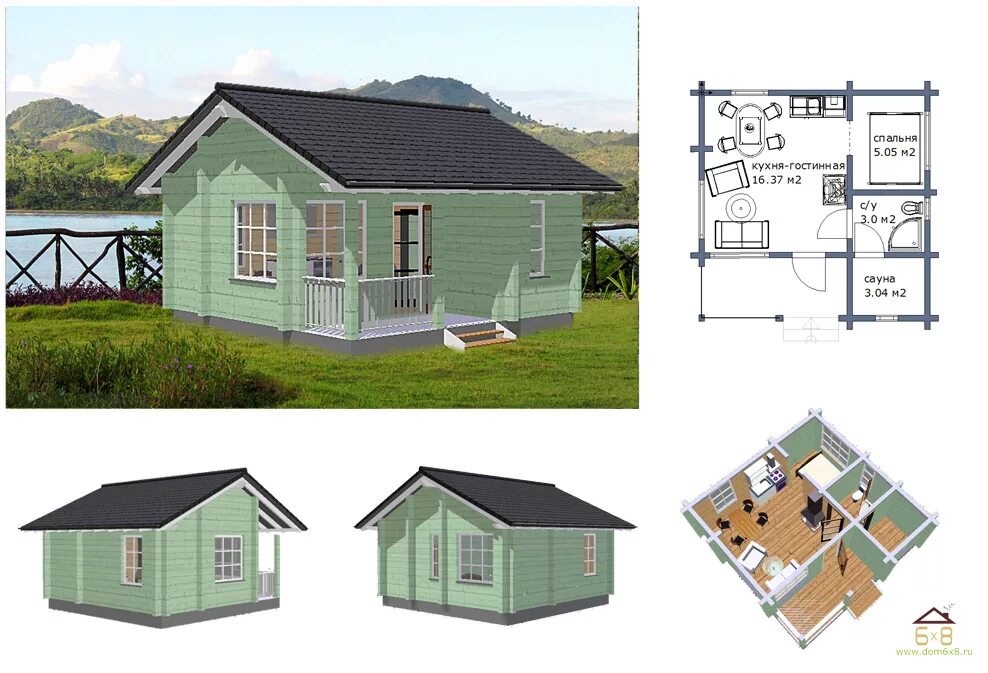 Проекты времянок жилых фото и проекты Времянка дом HeatProf.ru