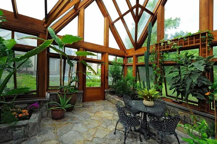 Проекты зимнего сада фото 35+ Amazing conservatory greenhouse ideas for indoor-outdoor bliss Modern greenh