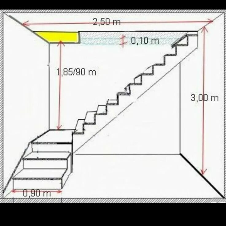 Проем для лестницы фото Pin de omar em Escalera Escadas para espaços pequenos, Ideias para escadaria, De