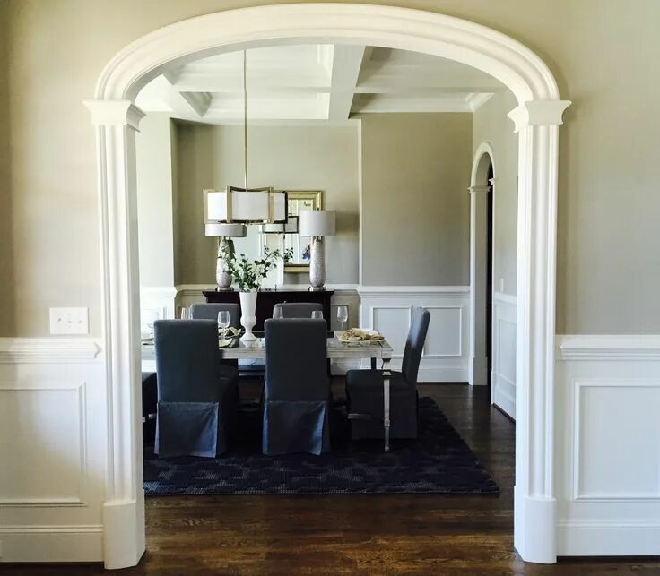 Проемы в интерьере фото how to add trim to archway, dining room arched entryway Archways in homes, Townh