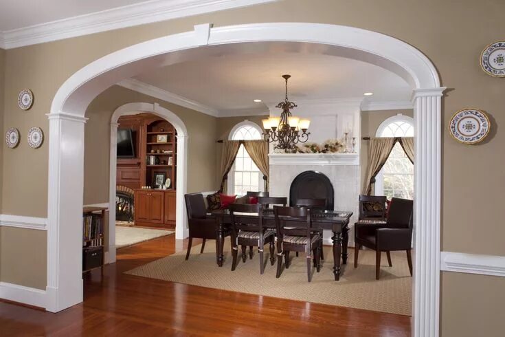 Проемы в интерьере фото Details: Arches, dress up that doorway Archways in homes, Bungalow house design,