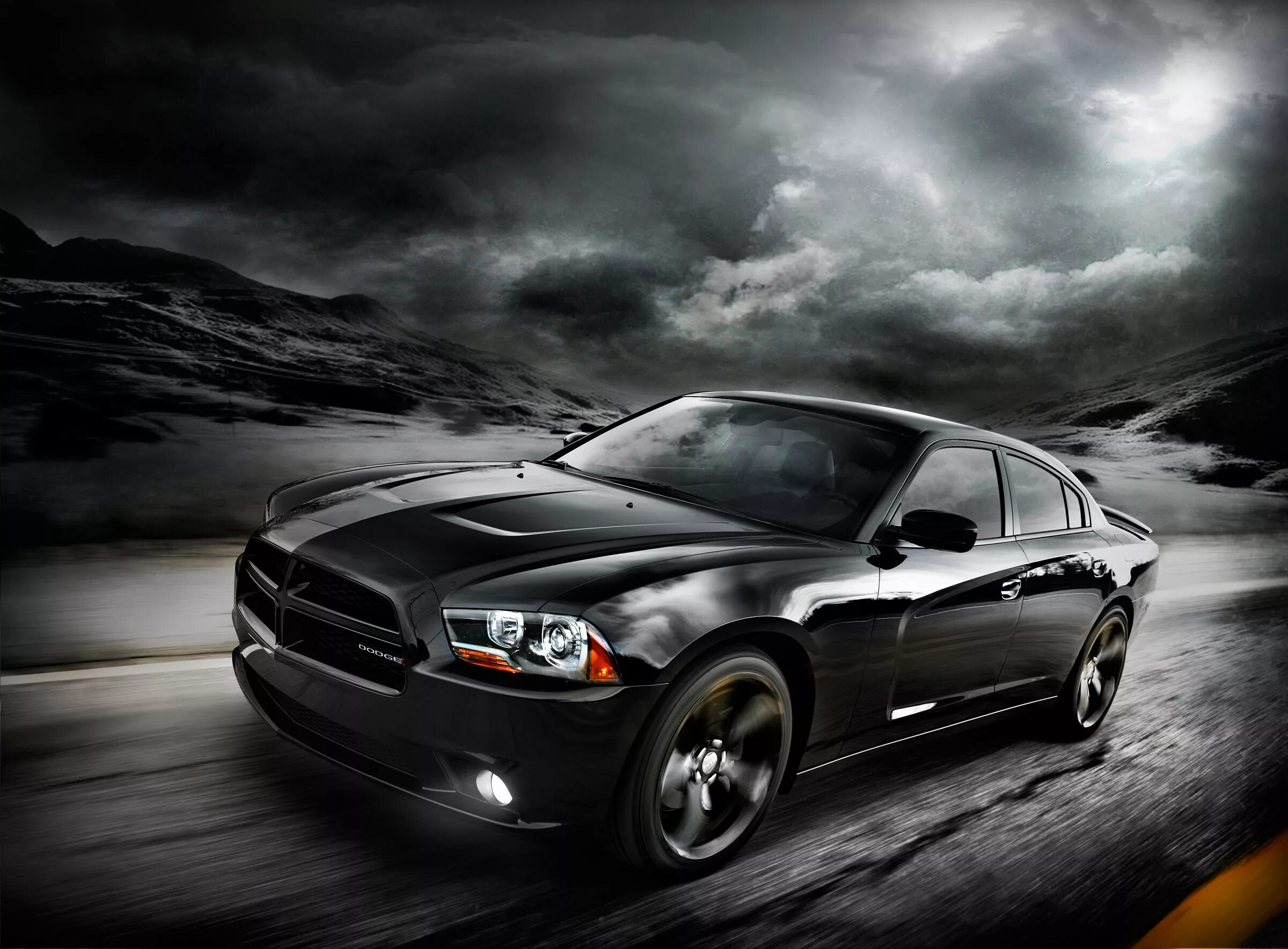 Профессиональные фото авто Dodge Charger Blacktop (2012) - picture 3 of 6